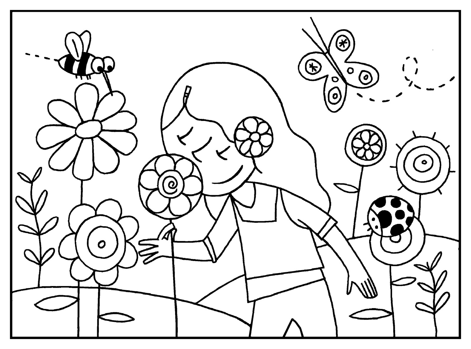 Coloring Garden ~ Child Coloring