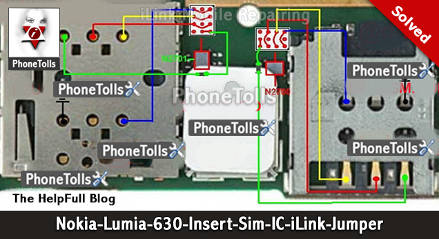 nokia lumia 630 insert sim ic jumper phonetolls
