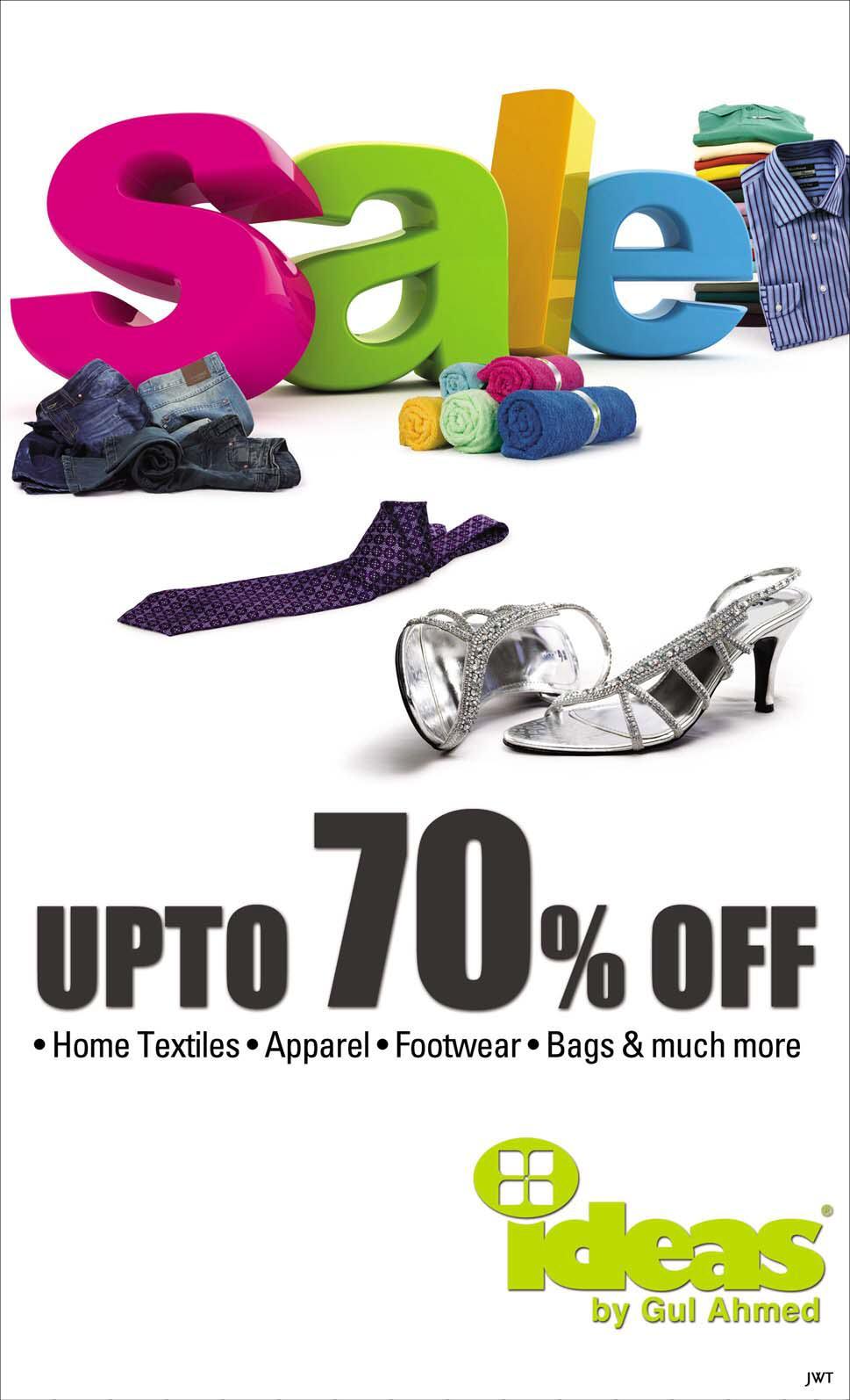 Ideas by Gul Ahmed SALE upto 70 off Advertising Today
