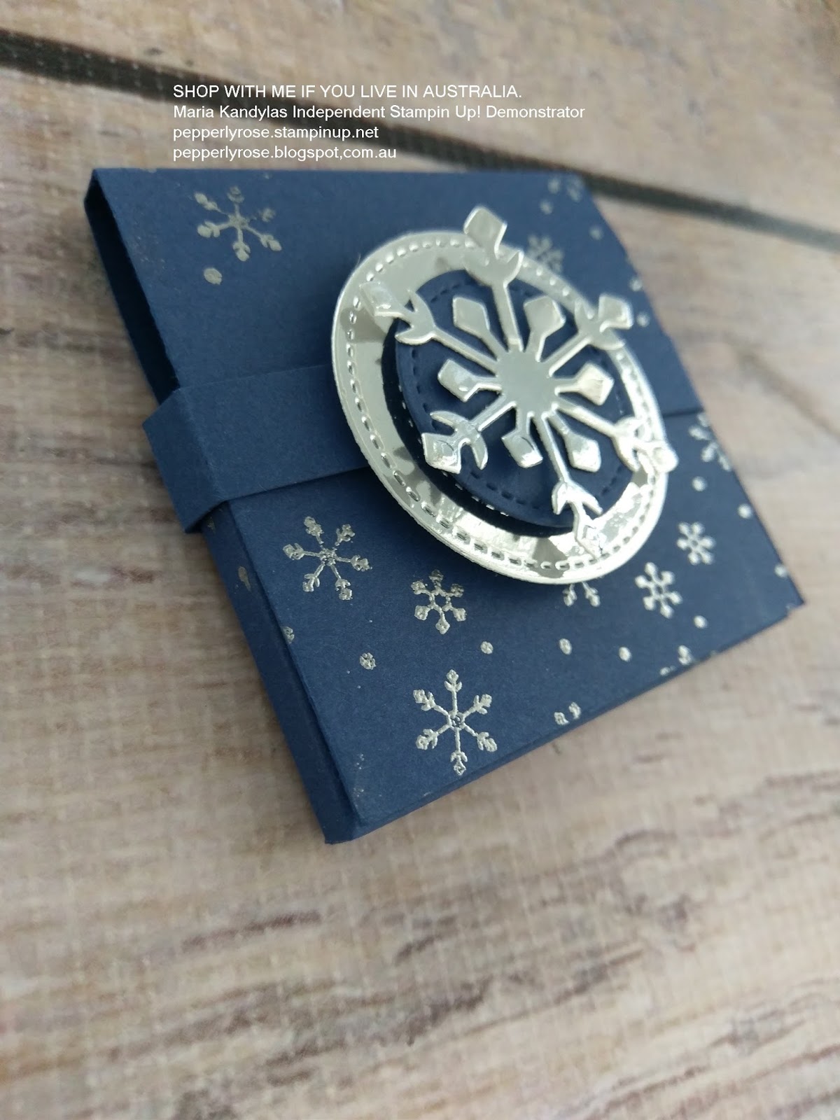Pepperly Rose Papercrafting Stampin Up! Snowflake Tags and Trimmings