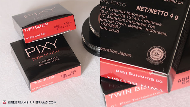PIXY Twin Blush Review - beauty blogger indonesia - ririeprams