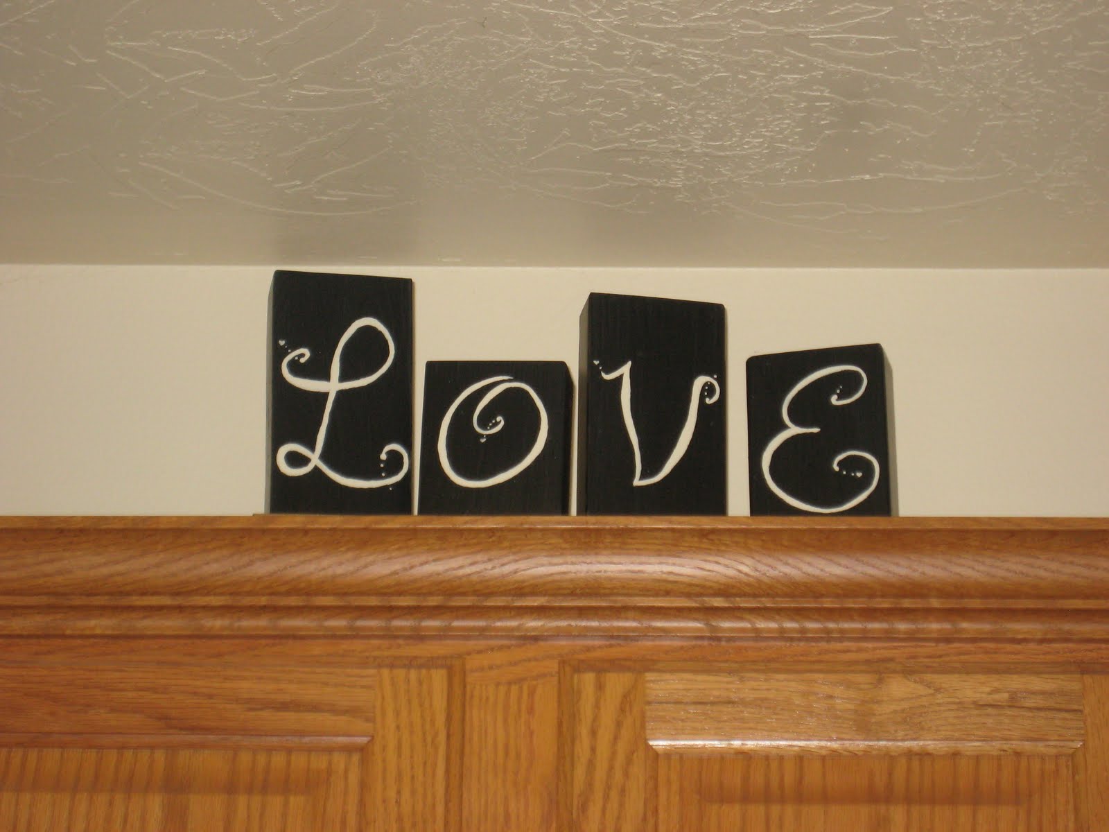 Doodles and Doilies: LOVE letter blocks