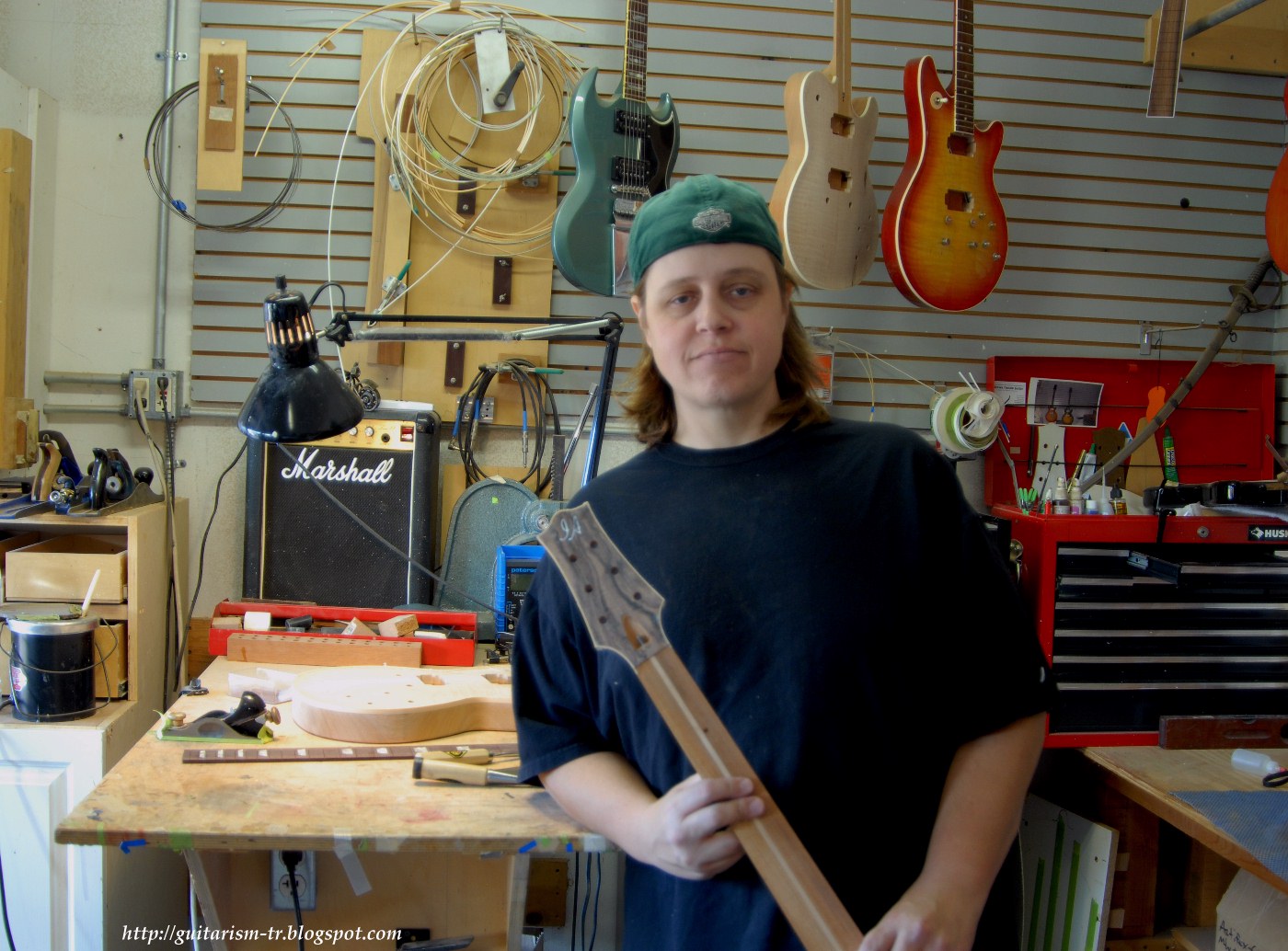  Ian Anderson, in his workshop 