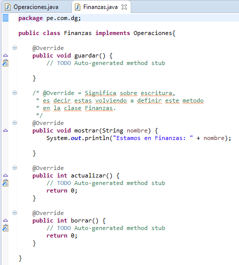 Source code: Interfaces JAVA
