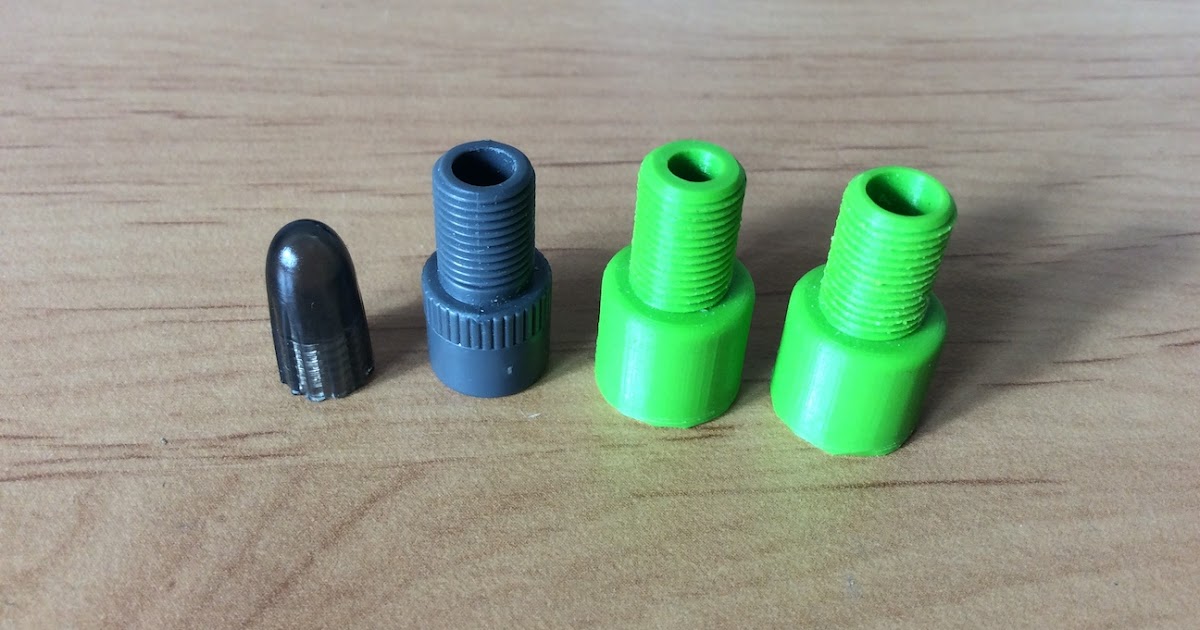 NonStandard Threads with Fusion 360 Schrader to Presta Valve Adapter