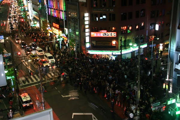 Roppongi, Tokyo, on New Year's Eve