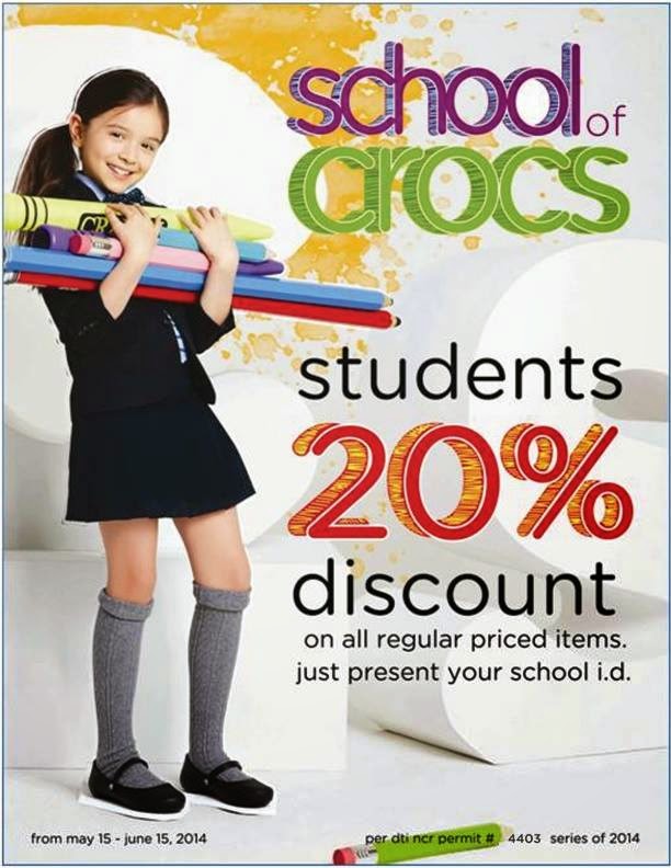 Crocs Students Discount May 15 to June 15 2014 Pamurahan Your Ultimate Source of Philippine