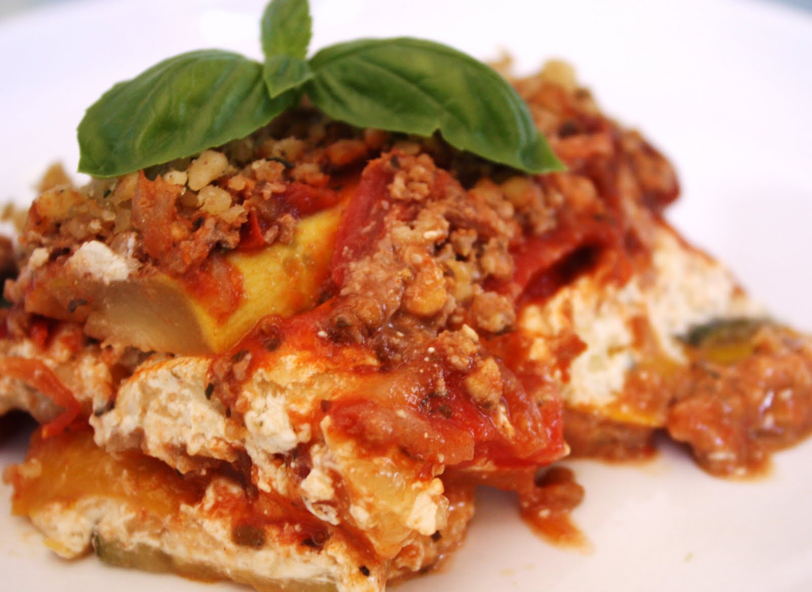 Veganess Eats: 'NO Noodle' Zucchini Lasagna (with Roasted Red Pepper ...