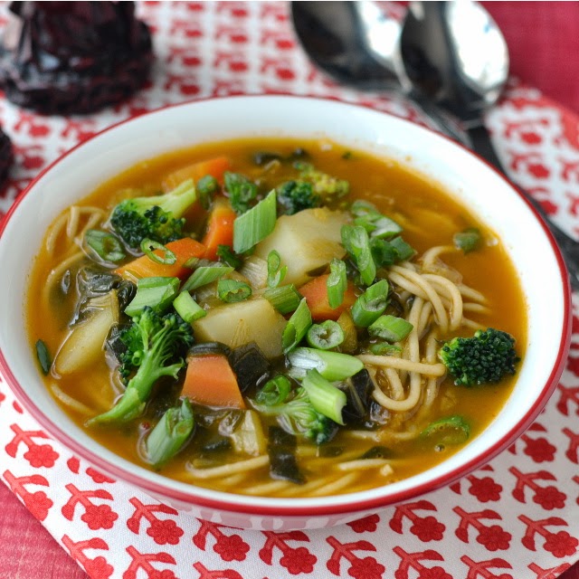 Arunachal Pradesh -- Thukpa (Vegetarian Noodle Soup)
