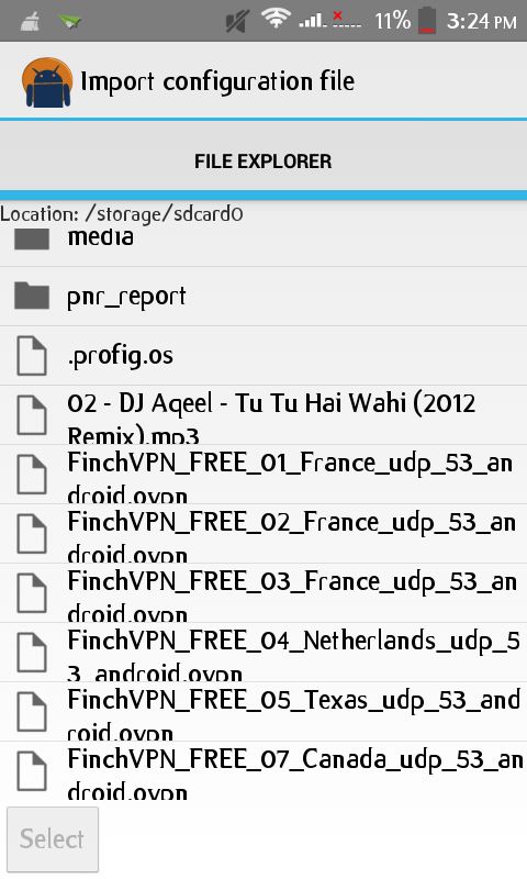 open vpn android app import open vpn config files