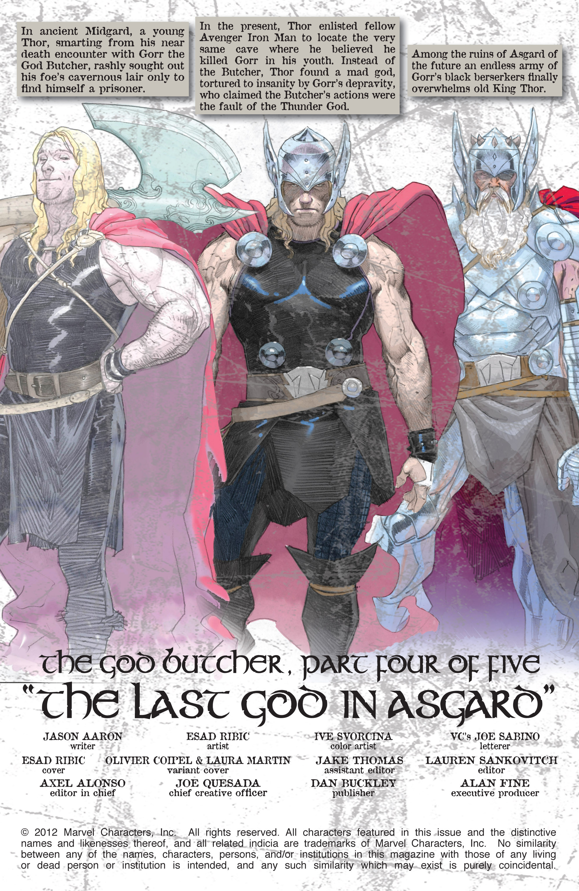 Read online Thor: God of Thunder comic -  Issue #4 - 2