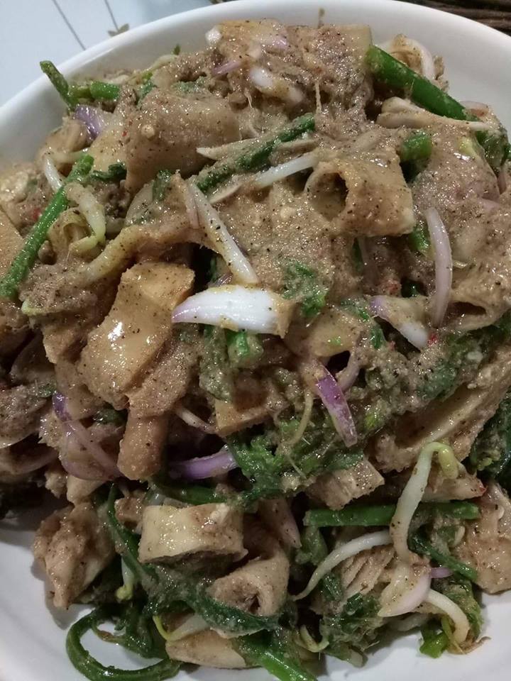 Resipi Kerabu Perut Utara Dengan Pucuk Paku Dan Taugeh Blog4u