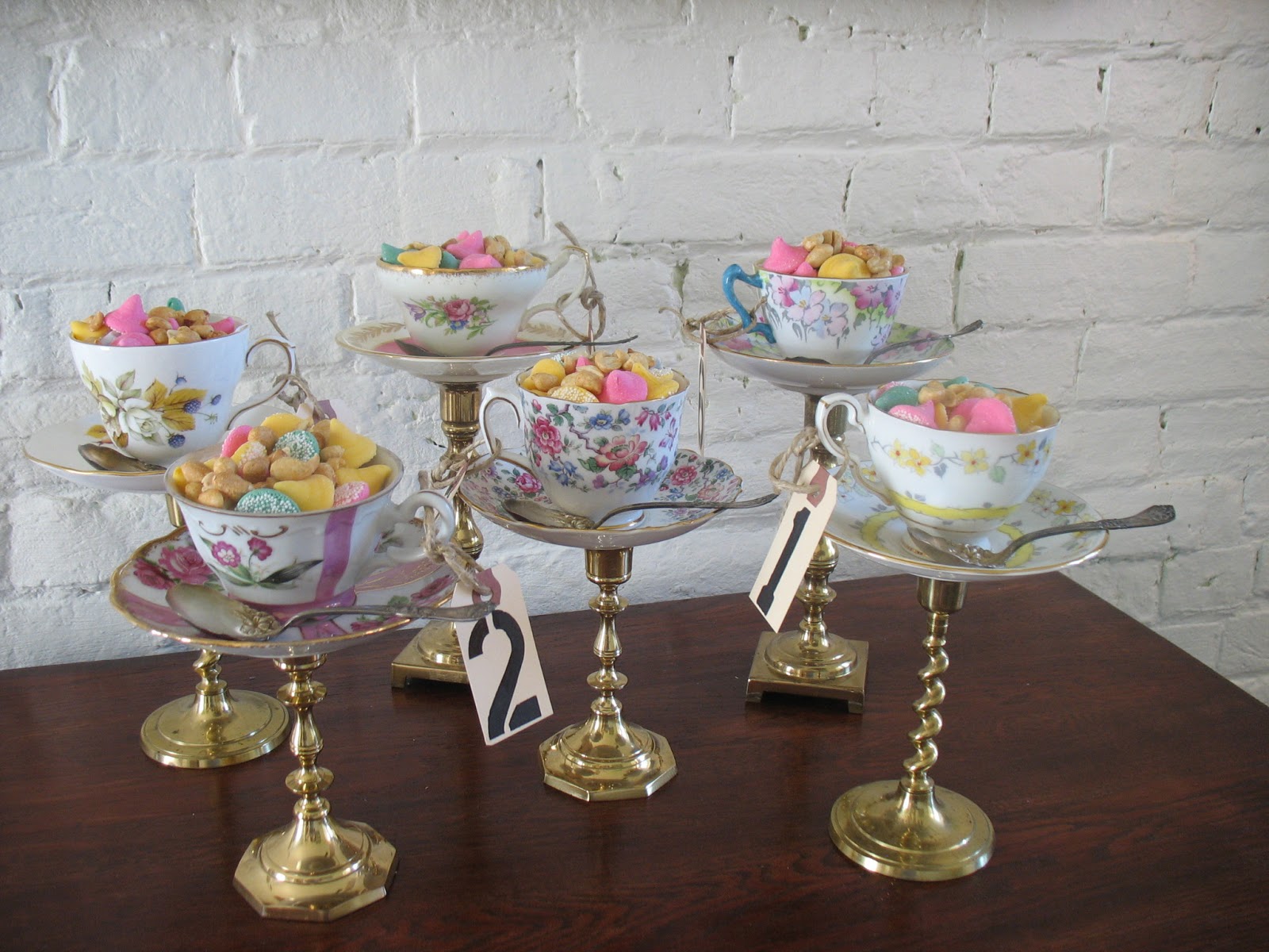 Vintage and Homemade Vintage Teacups