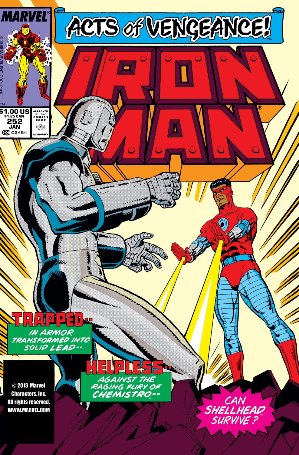 Read online Iron Man (1968) comic -  Issue #252 - 1