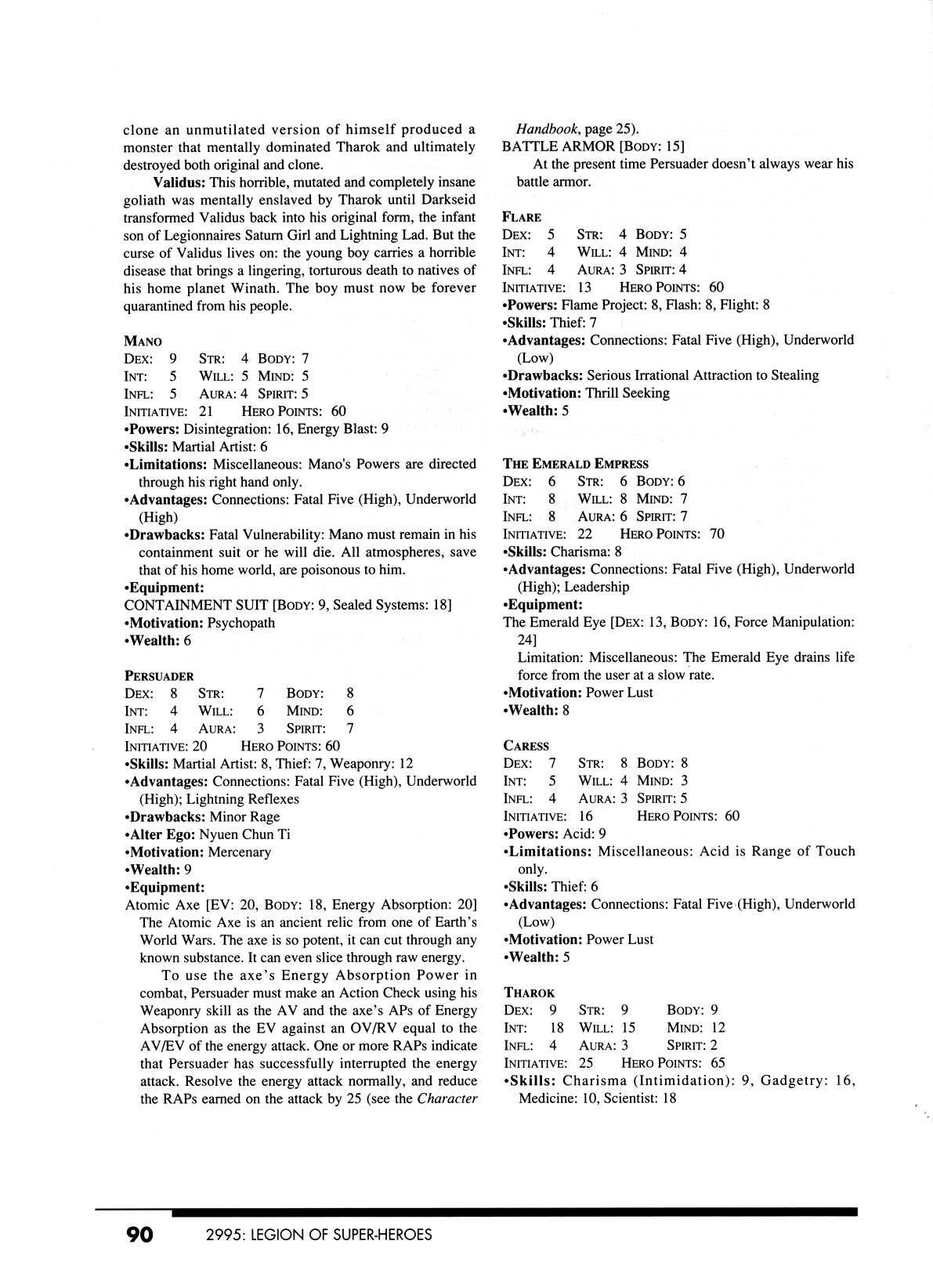 2995 The Legion Of Super Heroes Sourcebook Tpb Read 2995 - 