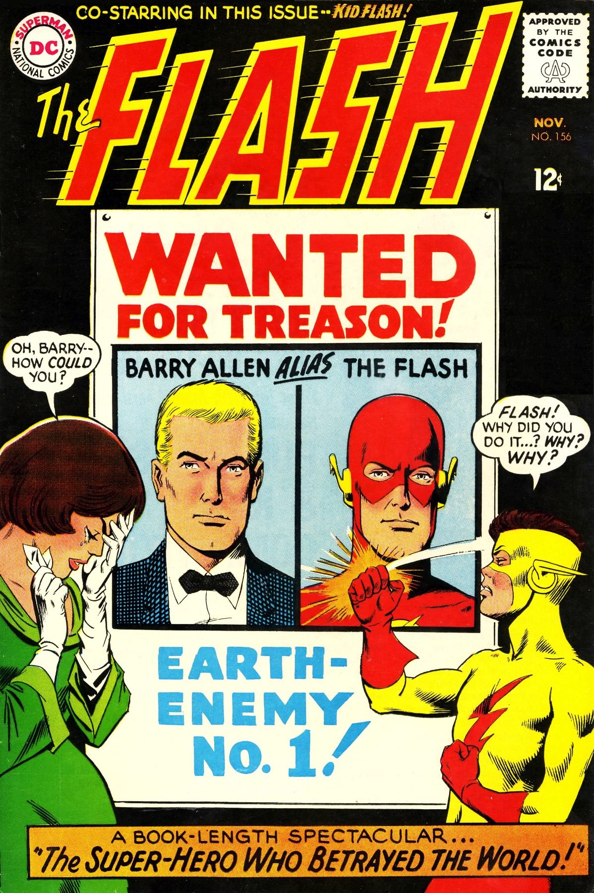 Read online The Flash (1959) comic -  Issue #156 - 1