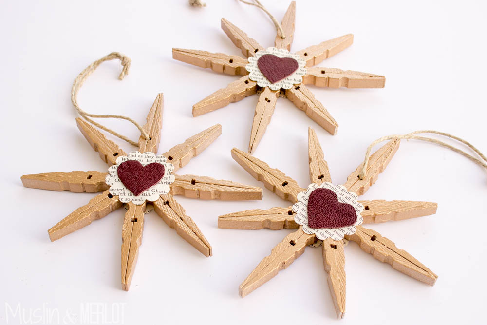 Clothespin Snowflake or Star Ornaments!
