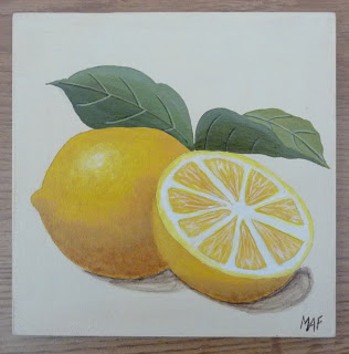 Citron,Peinture