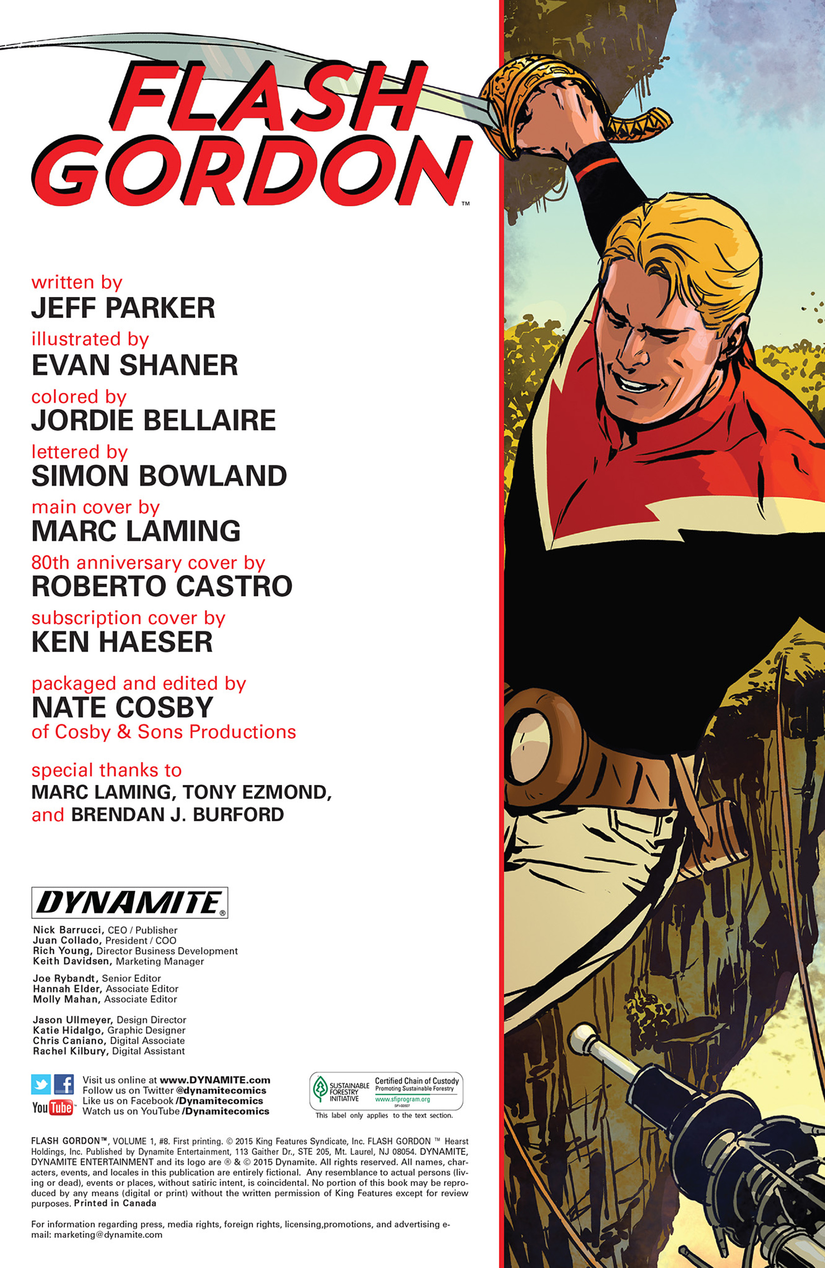 Read online Flash Gordon (2014) comic -  Issue #8 - 2
