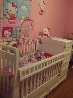 Hello Kitty baby nursery room