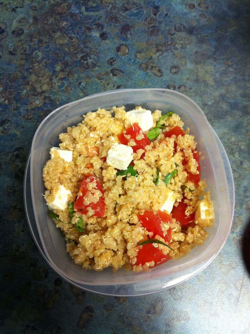 Golden Teacup Quinoa, Feta, Tomato Salad Recipe
