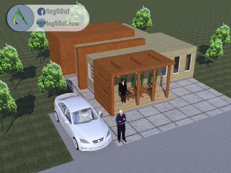 تصميم بيت صغير طابقين Bertul تصميم بيت صغير طابقين Bertul