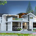 1650 sq-ft 2 BHK modern mixed roof home