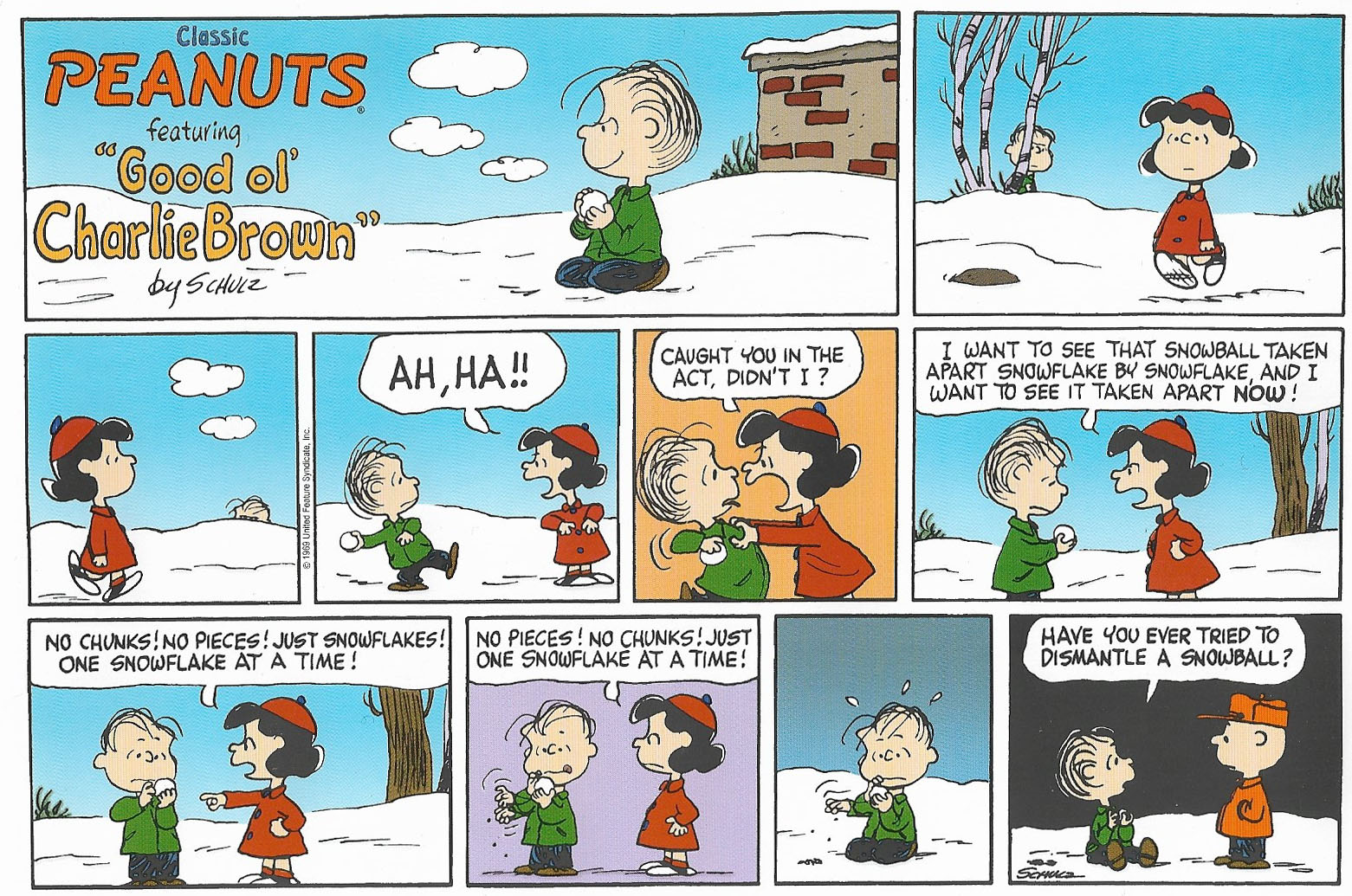 Jason's View from DC Funny Sunday Comic from Peanuts