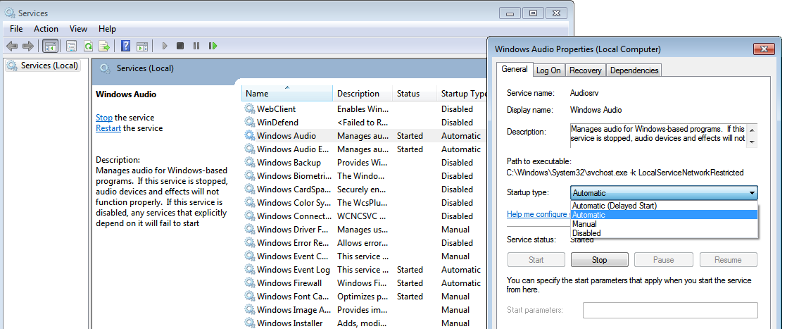 audio services not running windows 10 audio services not running windows 10