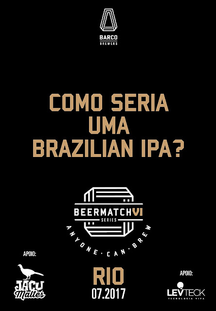 6º BeerMatch da BARCO, em busca da BRAZILIAN IPA