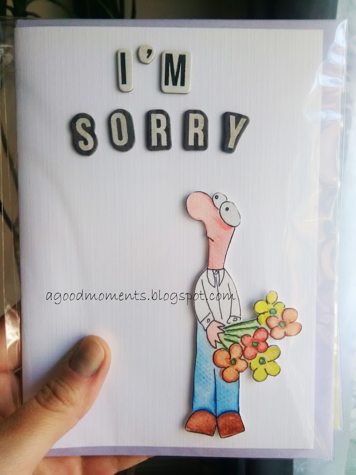 good moments i m sorry greeting card