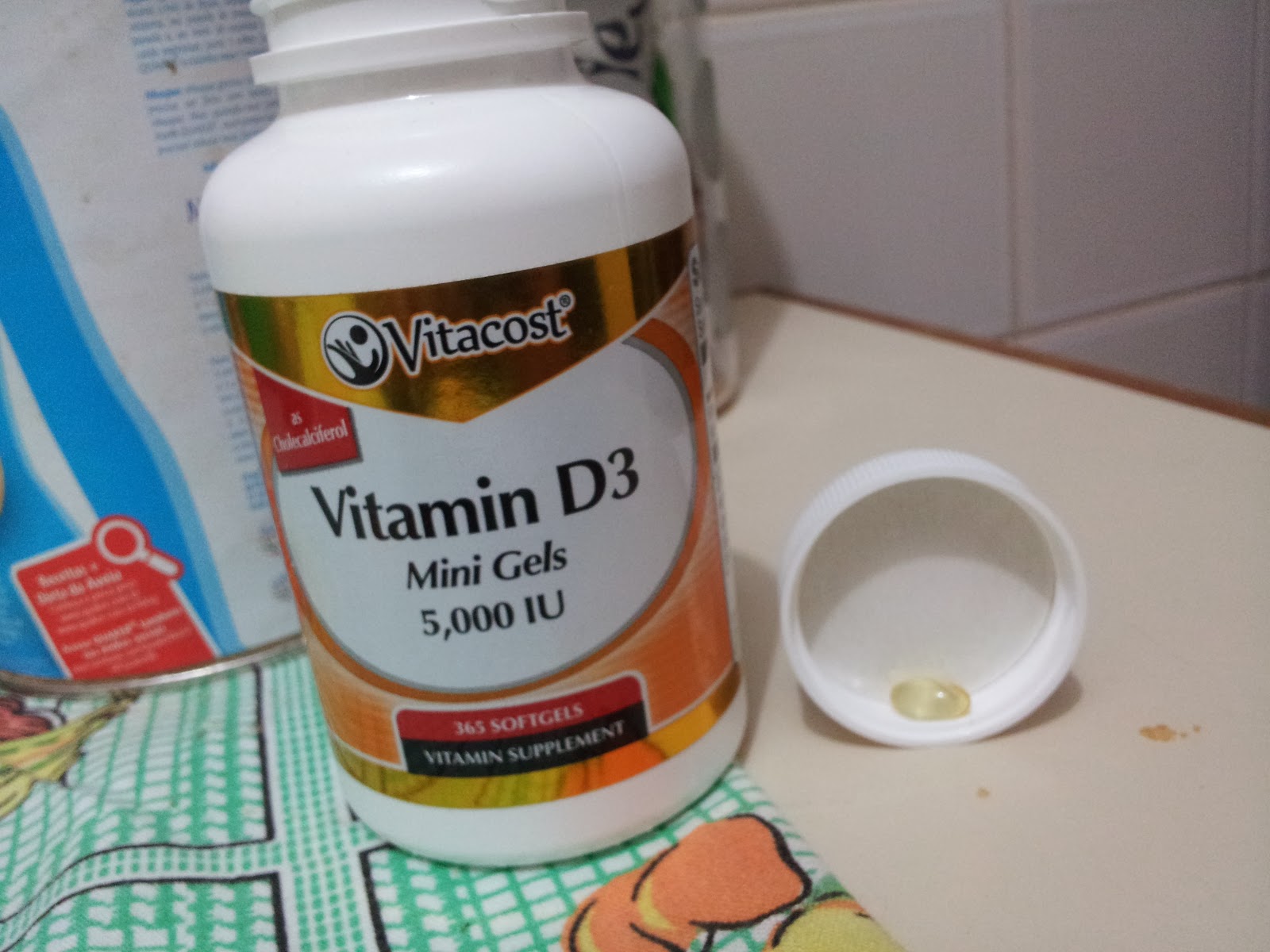 Relatando Suplementos [Relato] Vitacost Vitamin D3 5,000 IU