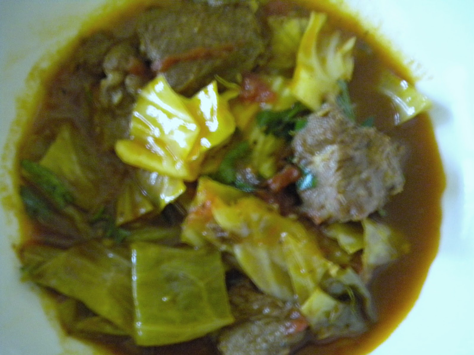 In My Kitchen Lamb and Cabbage Stew