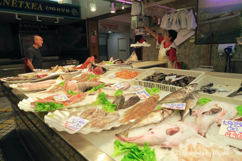 Mercado de La Bretxa, San Sebastián 北スペイン美食の町サン·セバスティアンのラ·ブレチャ市場の採れたて新鮮な魚たち