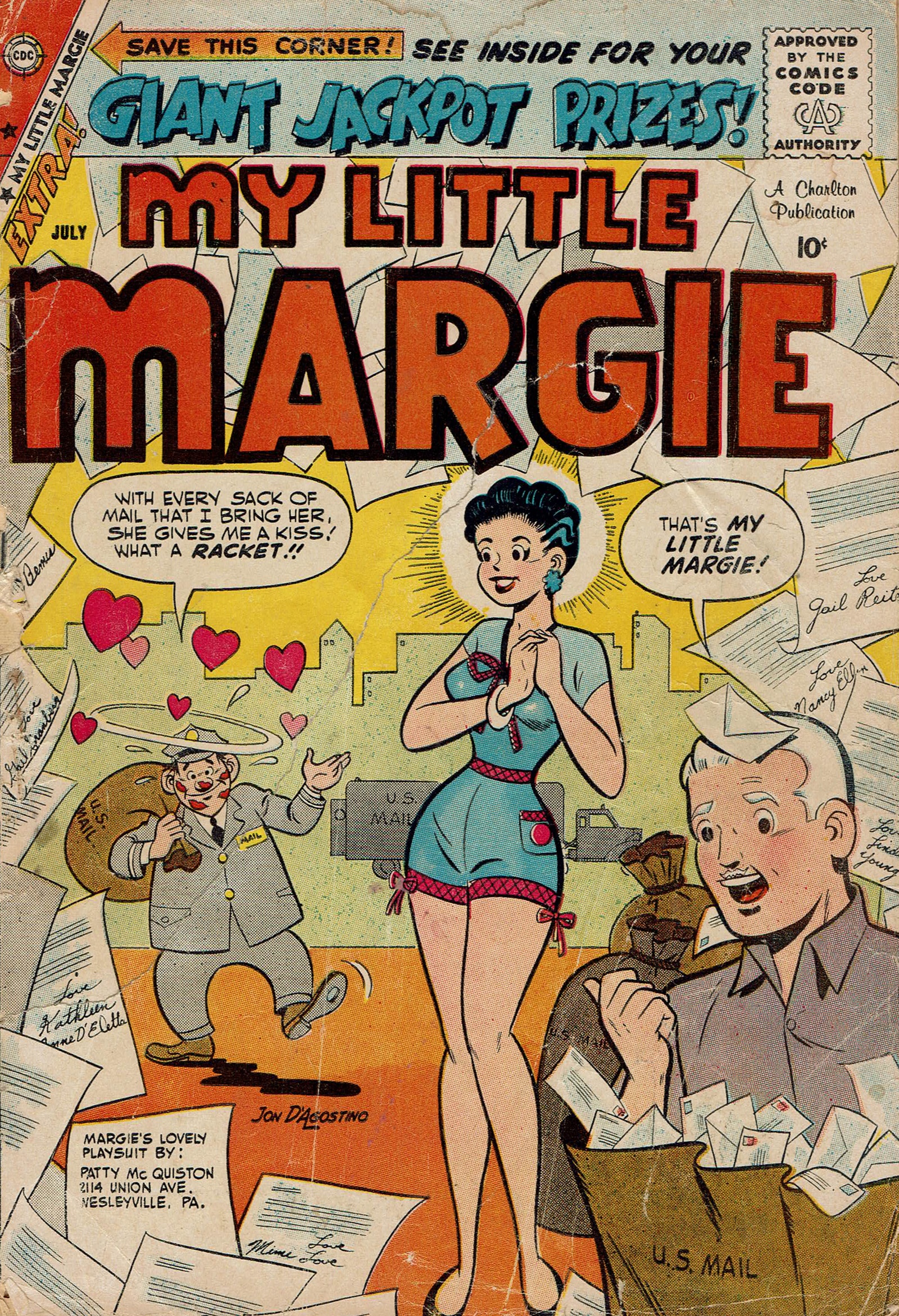 Read online My Little Margie (1954) comic -  Issue #25 - 1