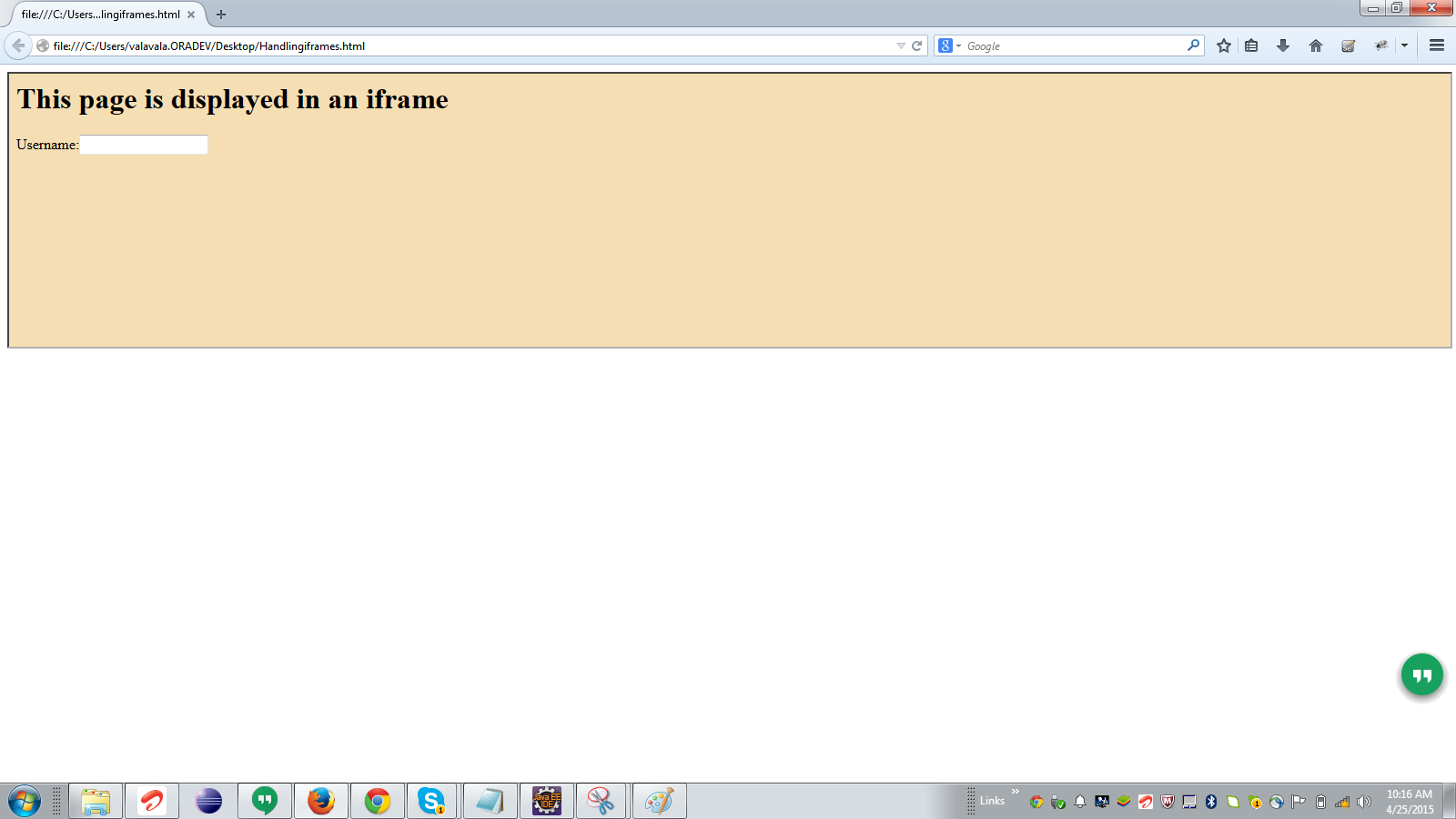Gain Knowledge!! Working with frames,frameSet,iframes in Selenium