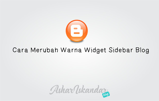 Cara Merubah Warna Widget Sidebar Blog Cara Merubah Warna Widget Sidebar Blog