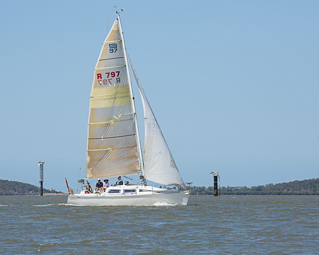 Sailing at the Port Curtis Sailing Club, Gladstone, Queensland A few