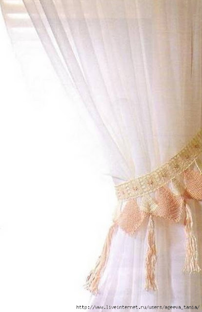 Needlework.: Tiebacks.... ПОДХВАТЫ ДЛЯ ШТОР