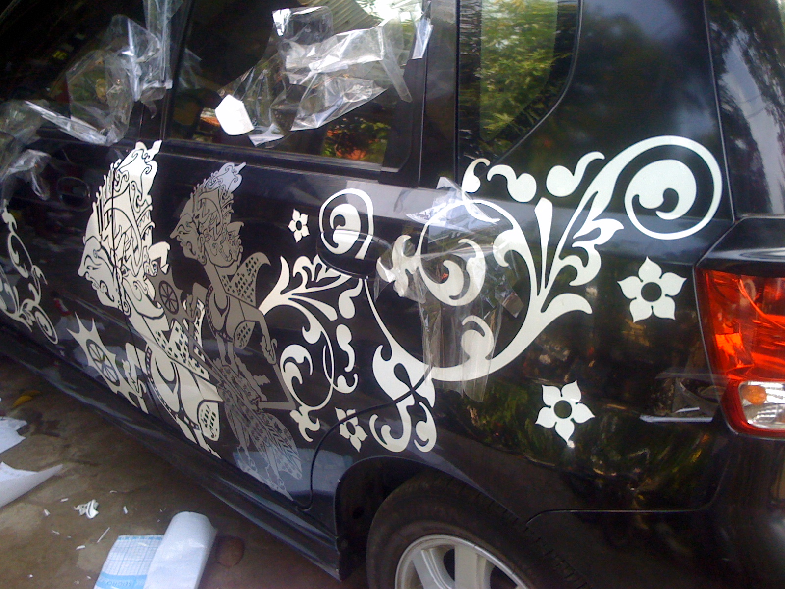 Cutting Sticker Wayang Arjuna Ki Dalang Rohmad Hadiwijoyo