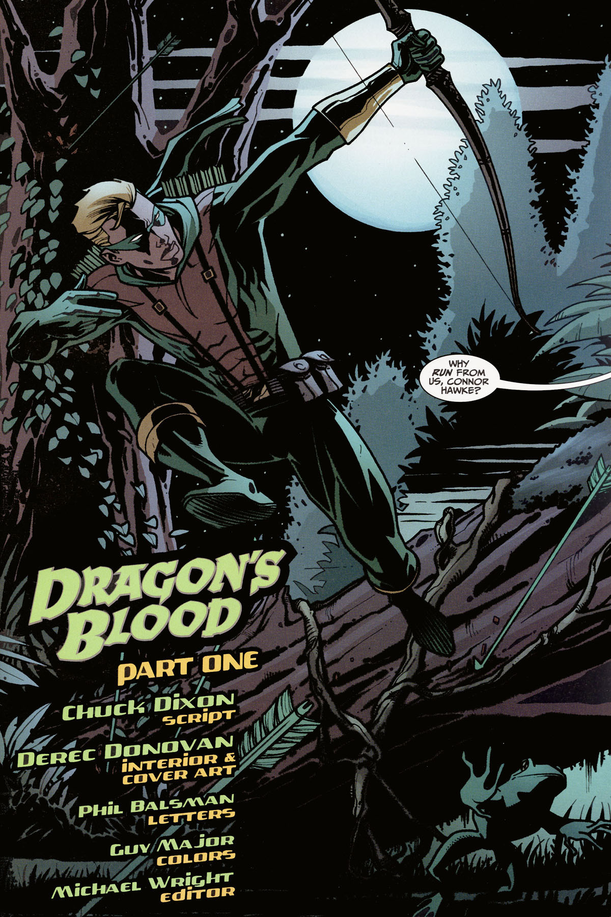 Read online Connor Hawke:  Dragon's Blood comic -  Issue #1 - 2