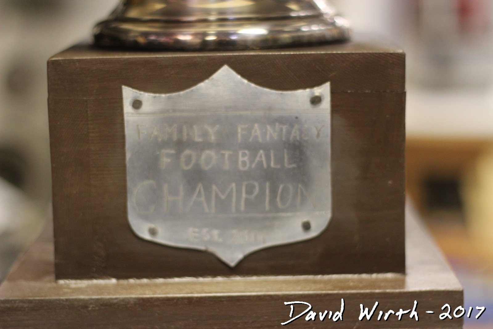 Fantasy Football Trophy Make for Free