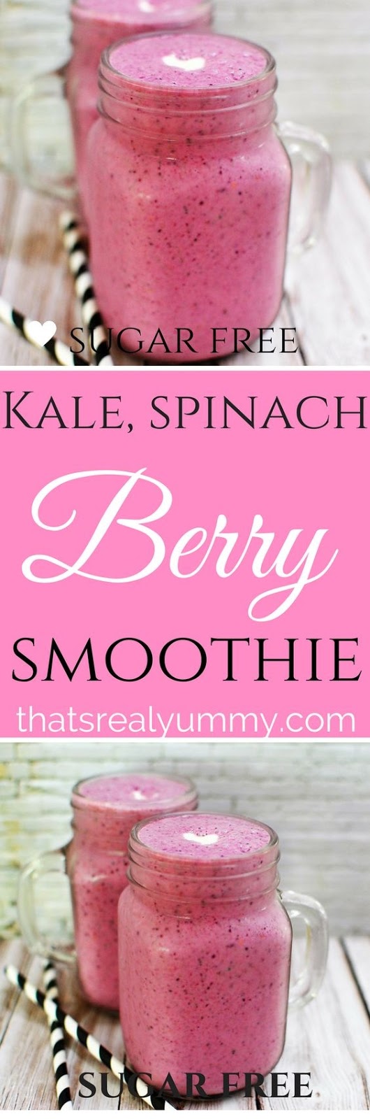 Kale Spinach & Berry Smoothie