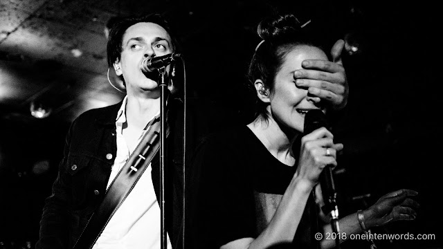 July Talk at The Legendary Horseshoe Tavern on May 10, 2018 for CMW Canadian Music Week Photo by John Ordean at One In Ten Words oneintenwords.com toronto indie alternative live music blog concert photography pictures photos