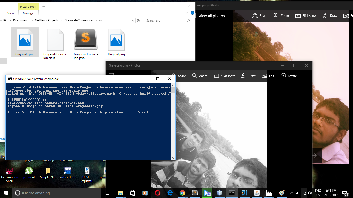 Easiest way to convert RGB Color Image to Gray scale Image in Java