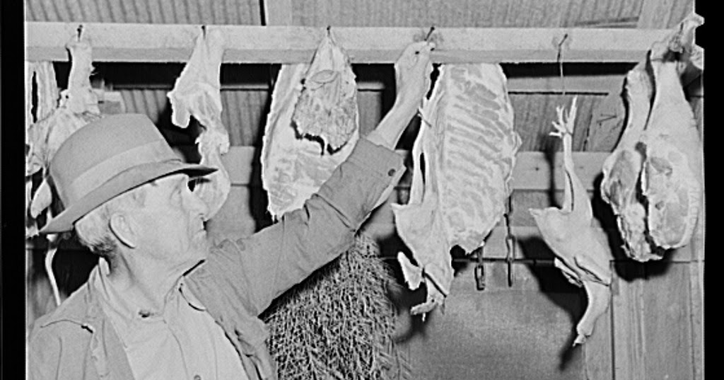 Ozark Meat Rack 1940 Big Picture Agriculture