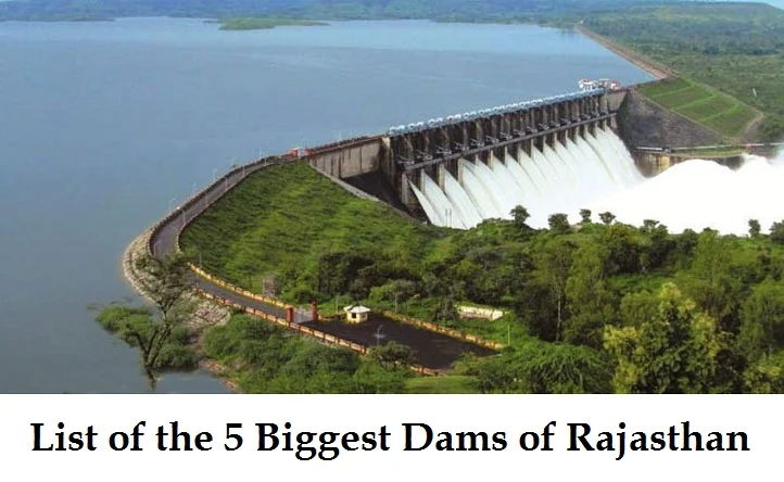 List of 5 Biggest Dams in Rajasthan