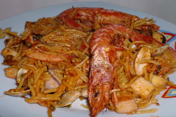 321º receta: FIDEUÀ DE Marisco