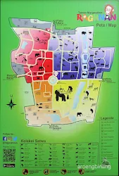 peta kebun binatang ragunan jakarta