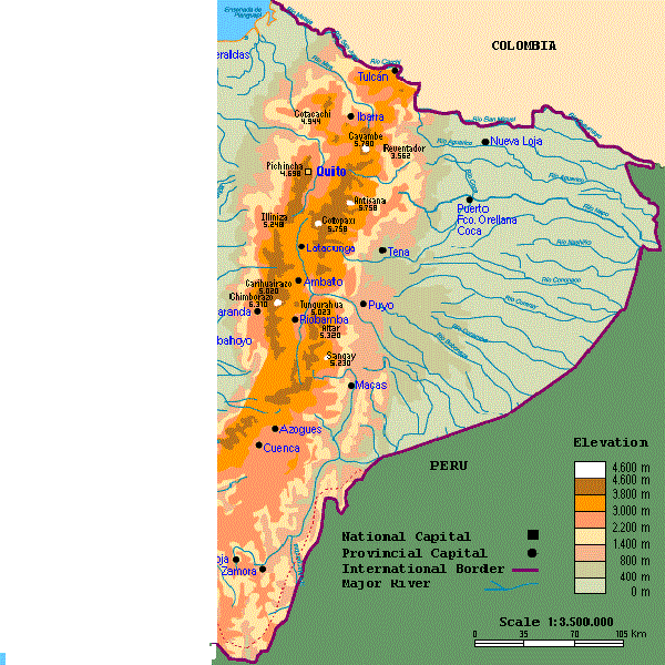 ECUADOR Y SUS REGIONES: REGIÓN AMAZONICA DEL ECUADOR